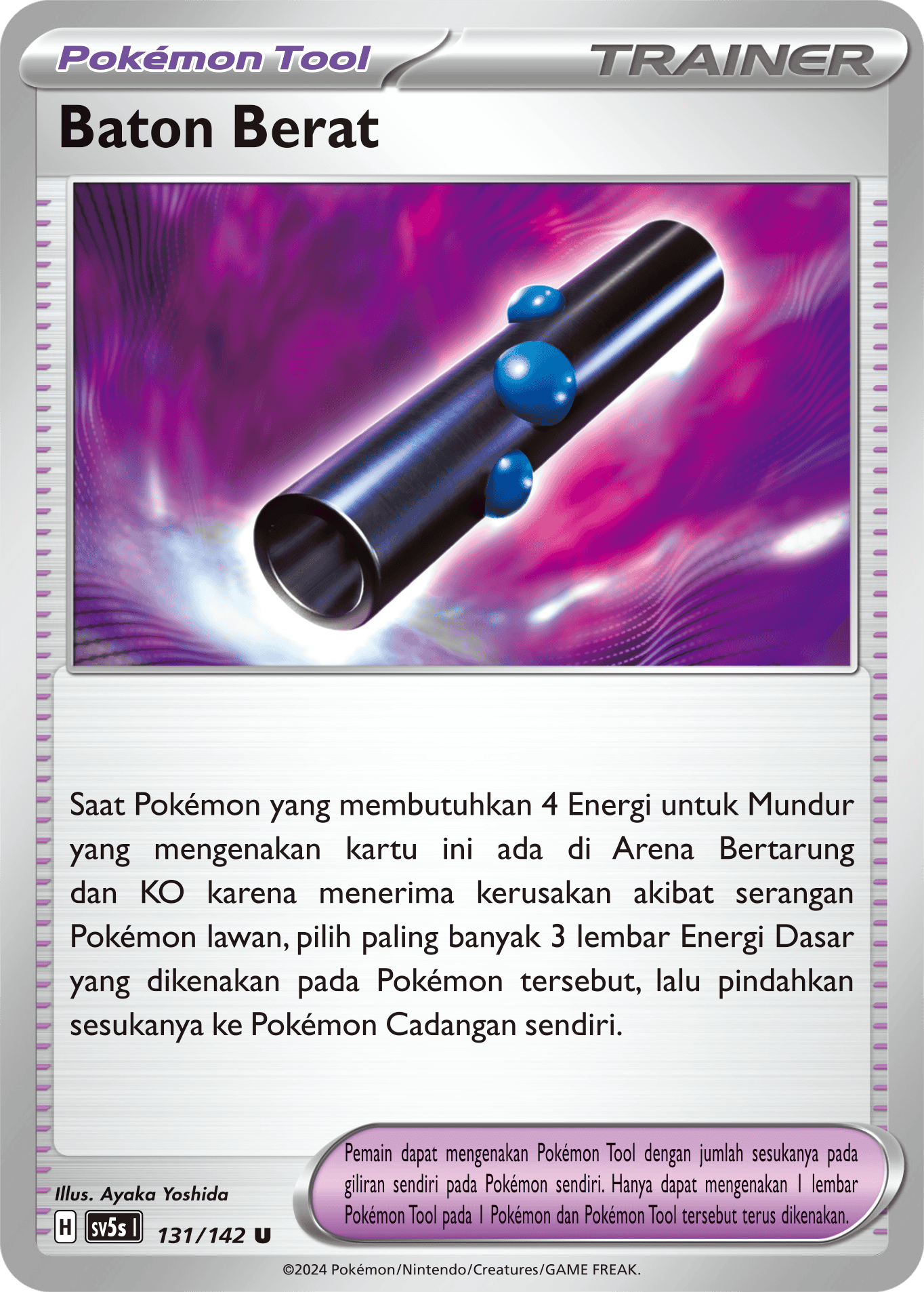 Baton Berat 131 — Paradoks Andalan (Indonesian Pokémon TCG card)
