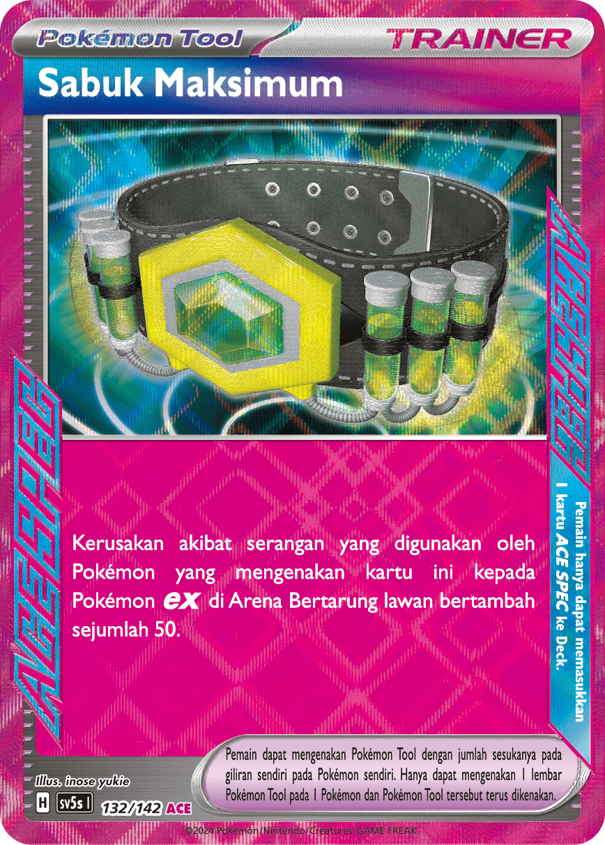 Sabuk Maksimum 132 — Paradoks Andalan (Indonesian Pokémon TCG card)