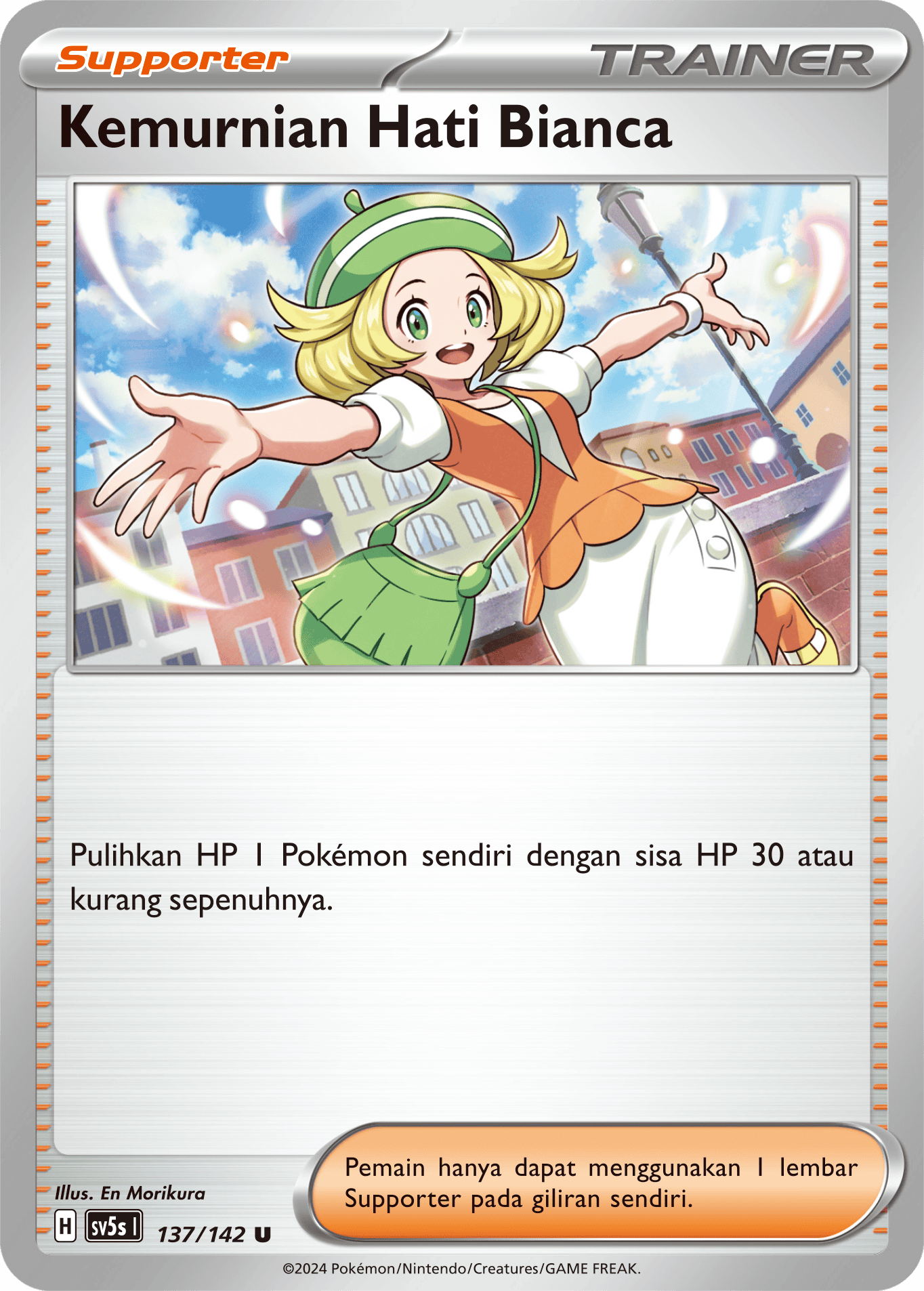 Kemurnian Hati Bianca 137 — Paradoks Andalan (Indonesian Pokémon TCG card)