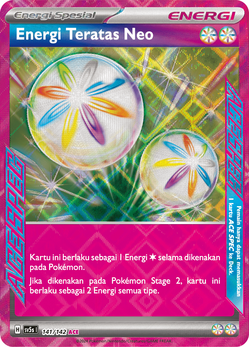 Energi Teratas Neo 141 — Paradoks Andalan (Indonesian Pokémon TCG card)