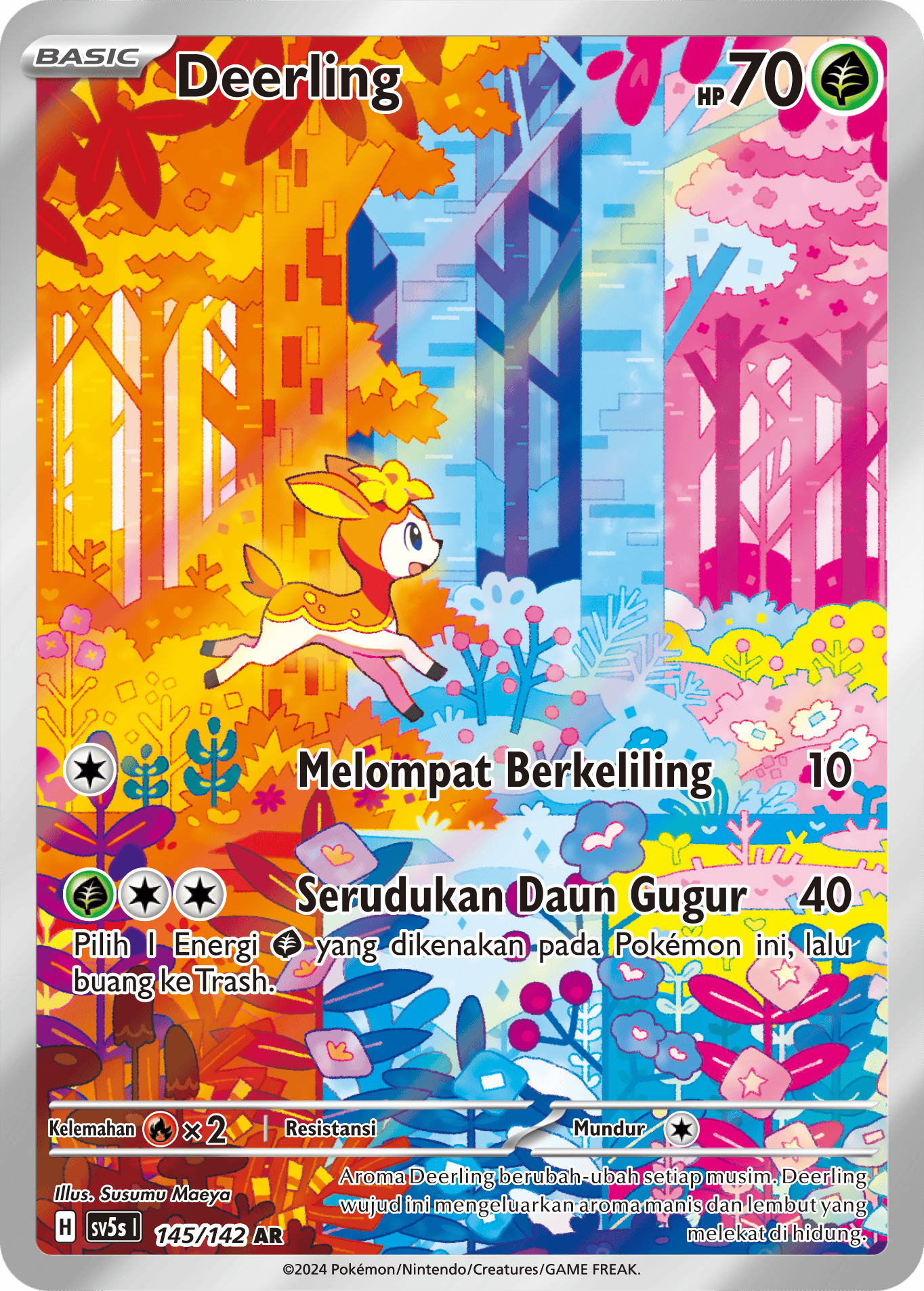 Deerling 145 — Paradoks Andalan (Indonesian Pokémon TCG card)