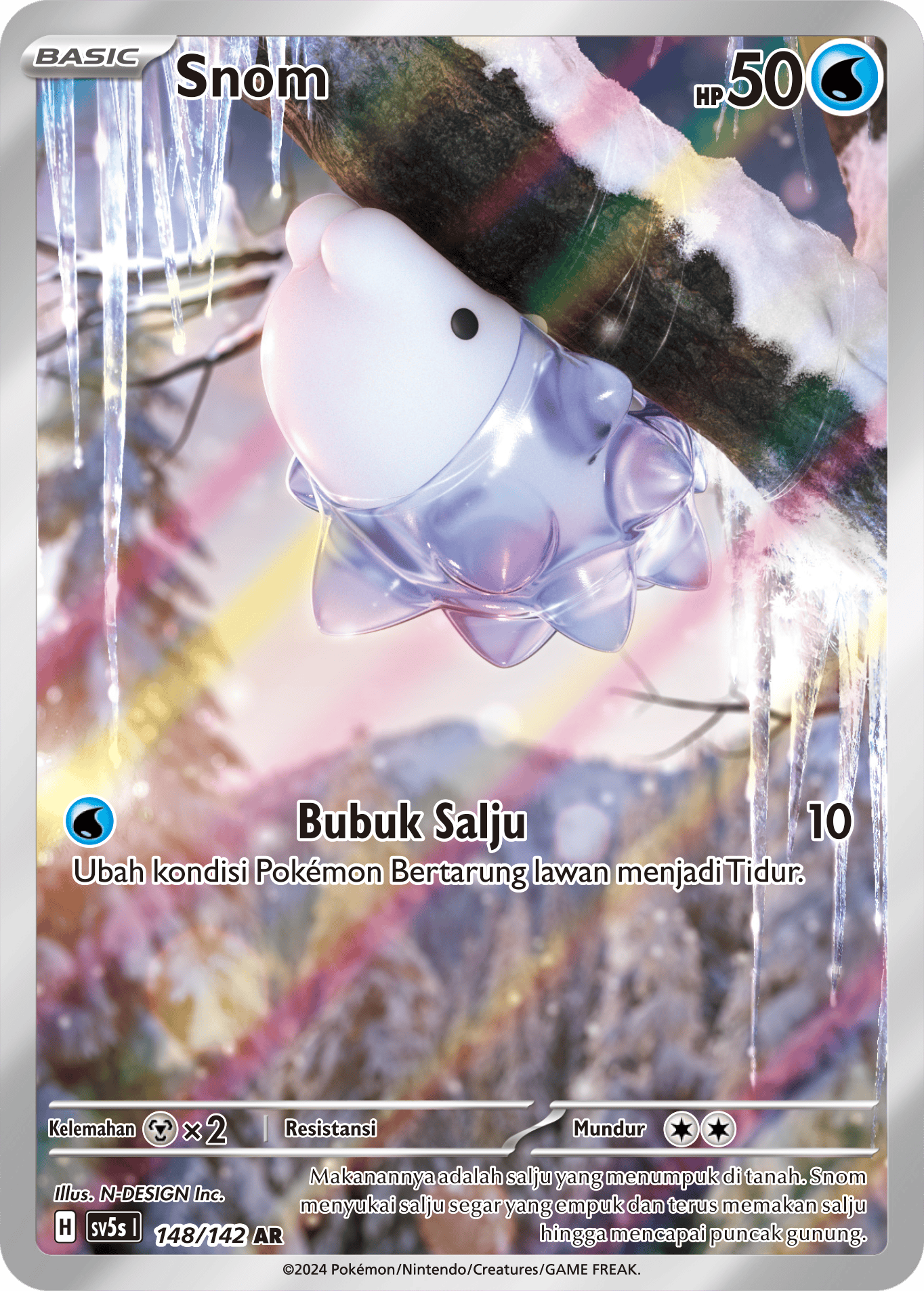 Snom 148 — Paradoks Andalan (Indonesian Pokémon TCG card)