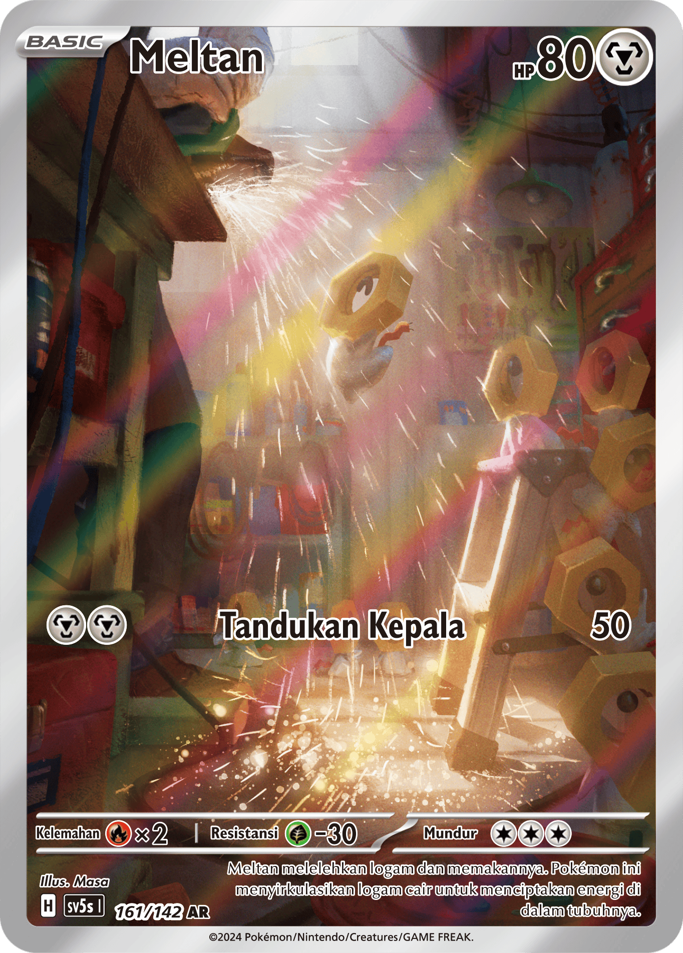 Meltan 161 — Paradoks Andalan (Indonesian Pokémon TCG card)