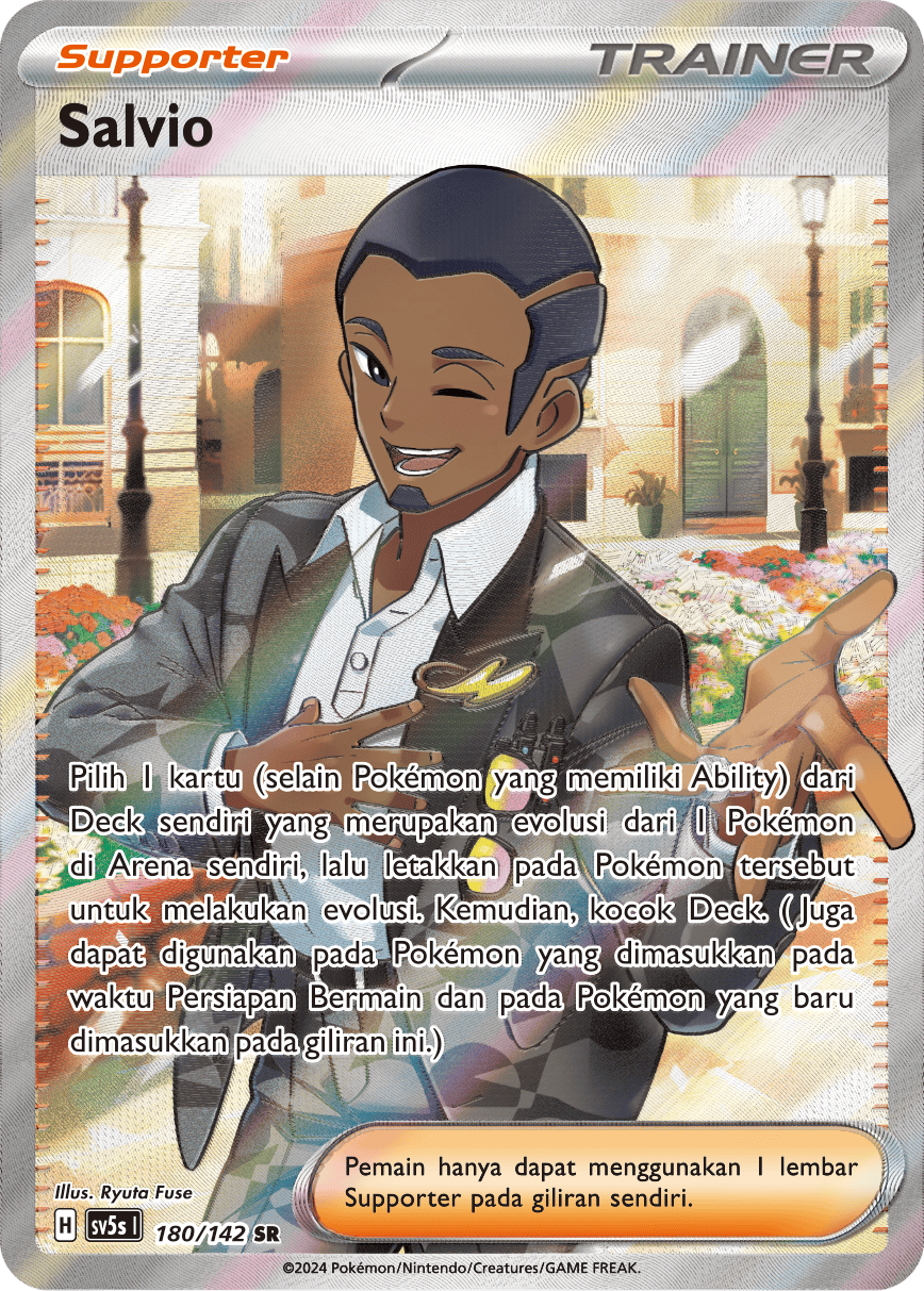 Salvio 180 — Paradoks Andalan (Indonesian Pokémon TCG card)