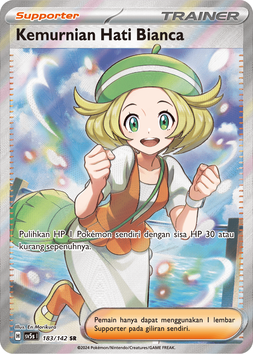 Kemurnian Hati Bianca 183 — Paradoks Andalan (Indonesian Pokémon TCG card)