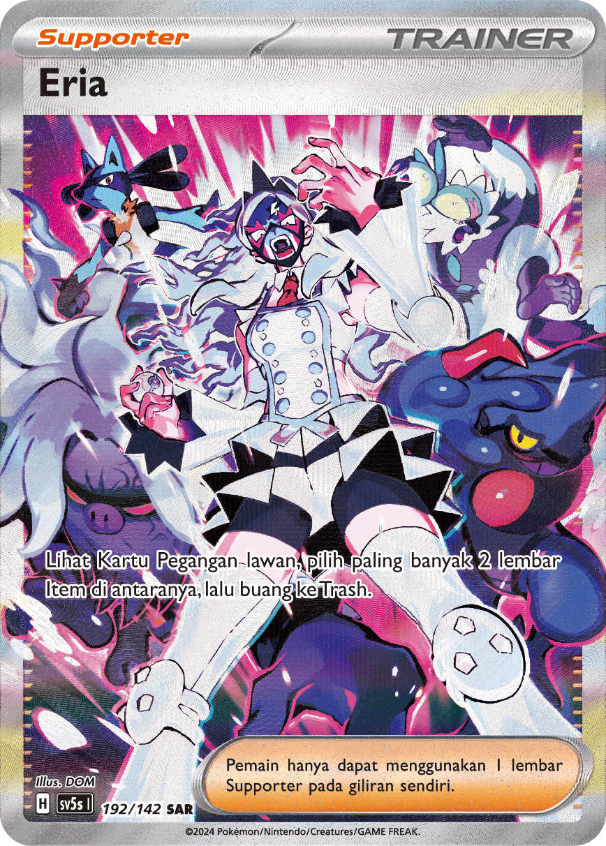 Eria 192 — Paradoks Andalan (Indonesian Pokémon TCG card)
