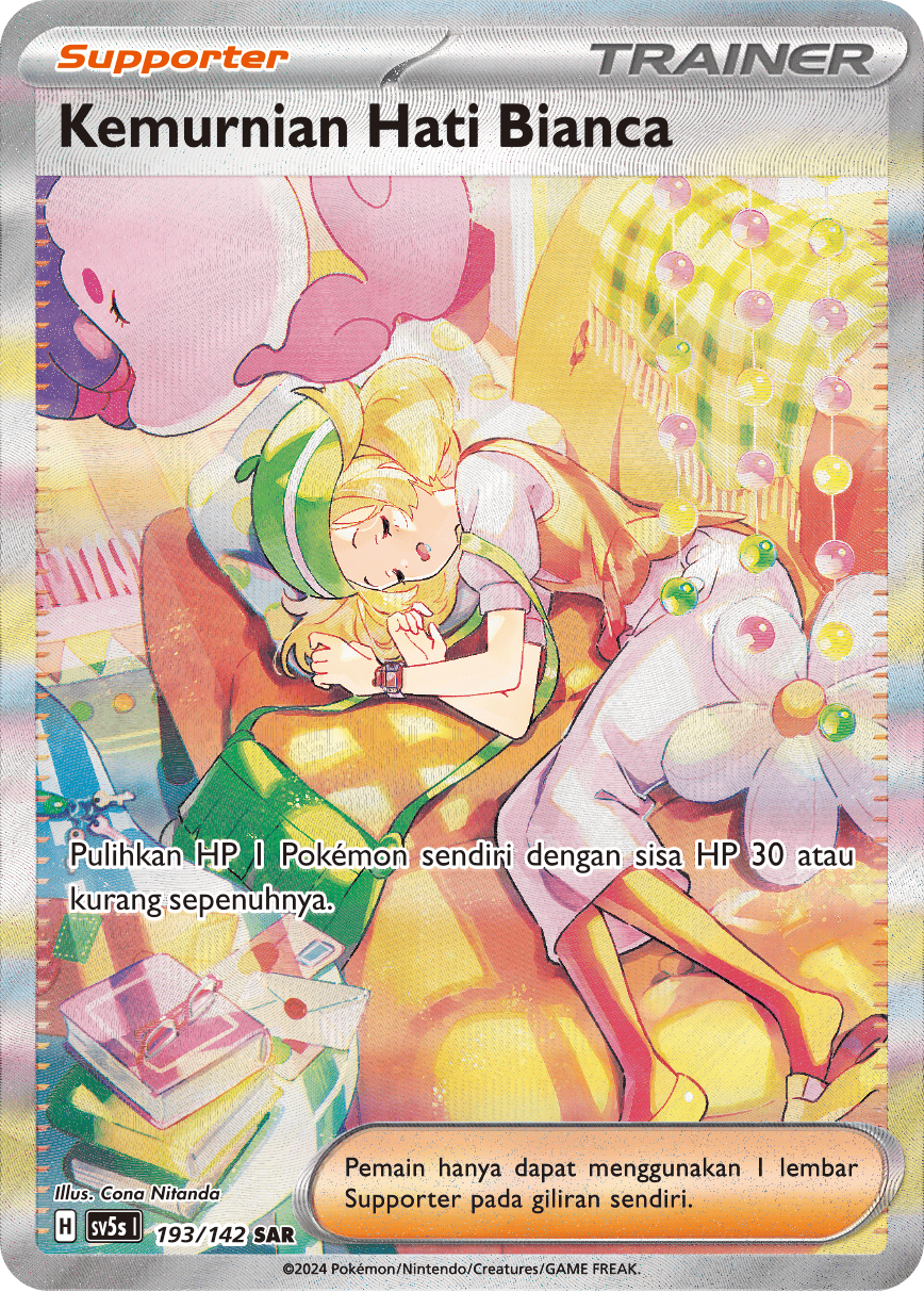 Kemurnian Hati Bianca 193 — Paradoks Andalan (Indonesian Pokémon TCG card)