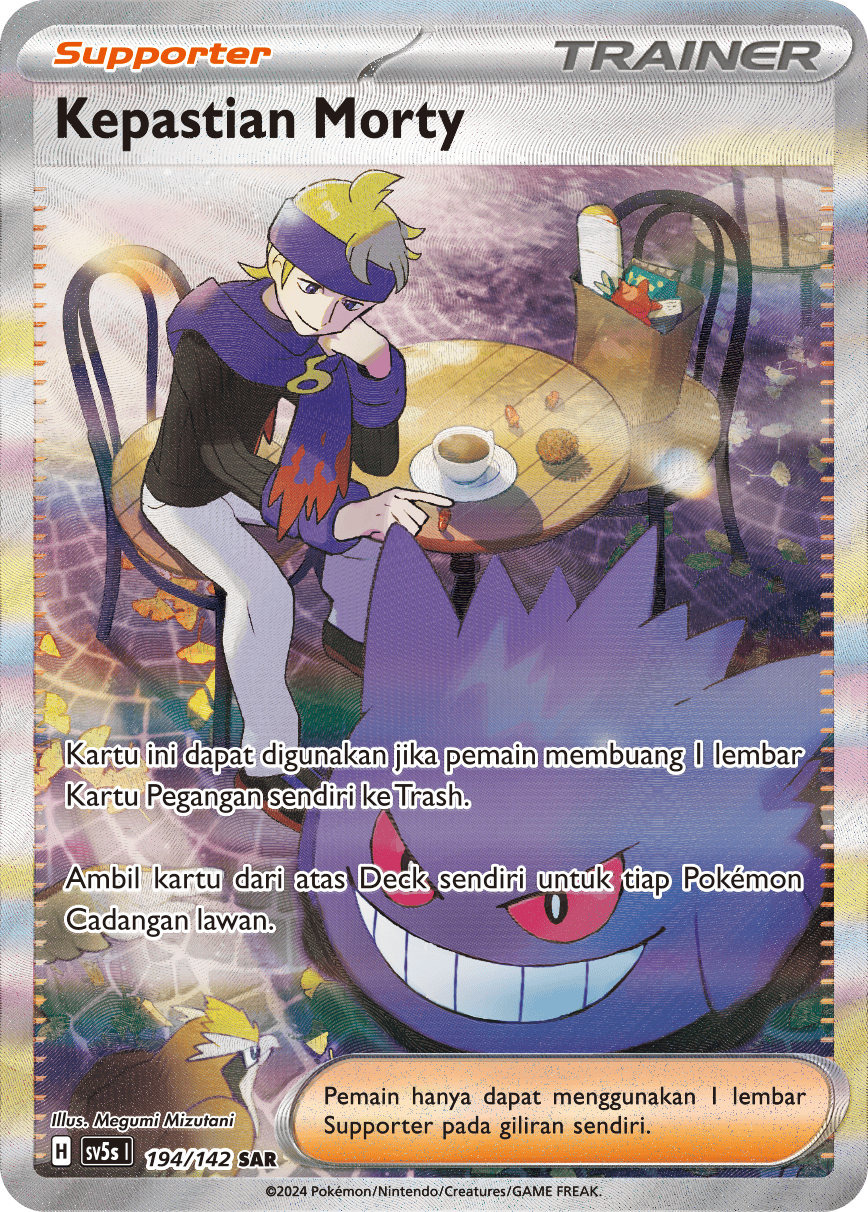 Kepastian Morty 194 — Paradoks Andalan (Indonesian Pokémon TCG card)