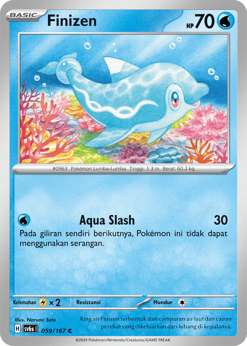 Finizen 059 — Topeng Transfigurasi (Indonesian Pokémon TCG card)