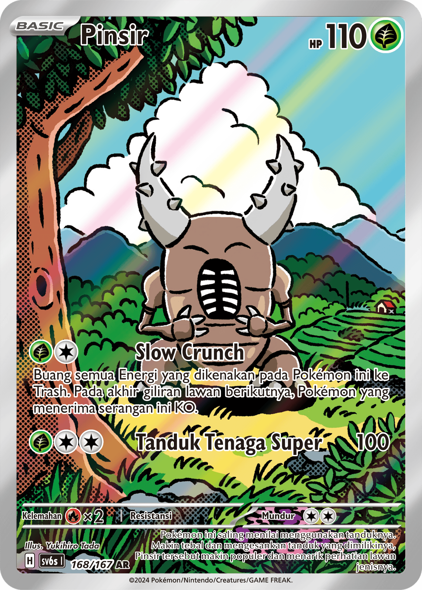 SV6s #168 168 — Topeng Transfigurasi (Indonesian Pokémon TCG card)