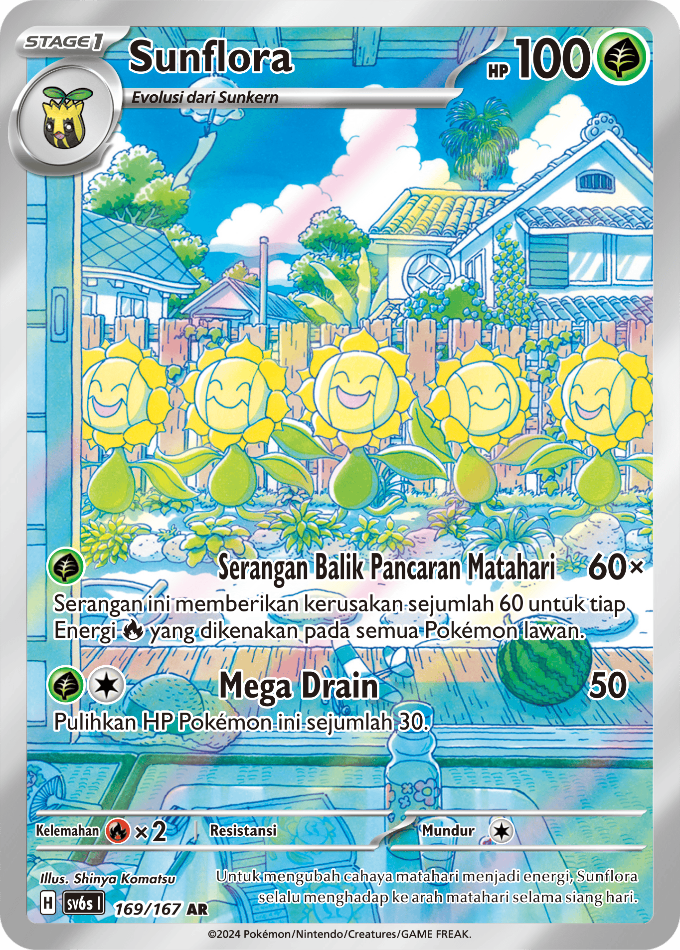 SV6s #169 169 — Topeng Transfigurasi (Indonesian Pokémon TCG card)