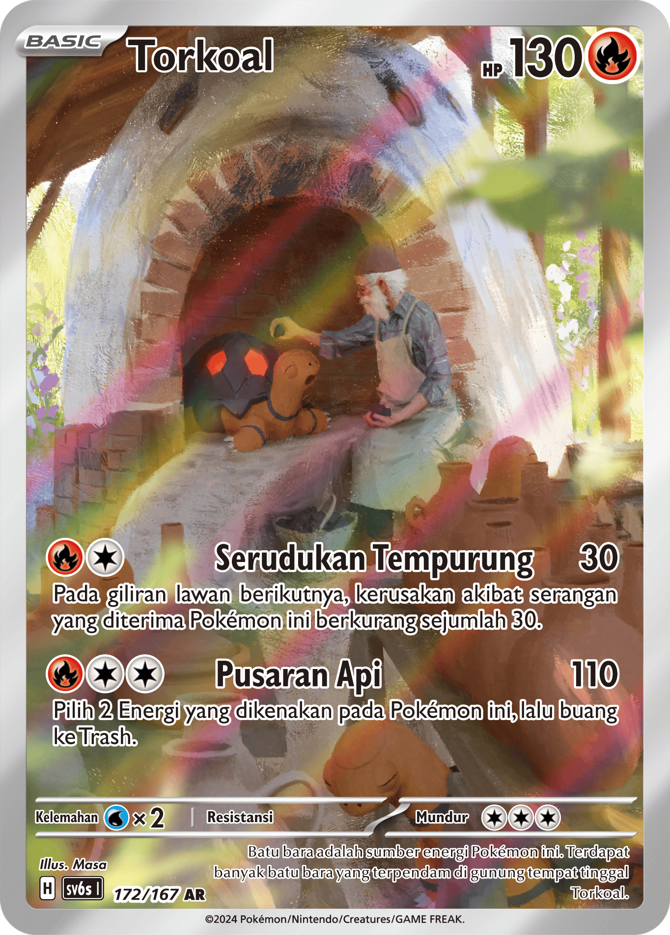 SV6s #172 172 — Topeng Transfigurasi (Indonesian Pokémon TCG card)