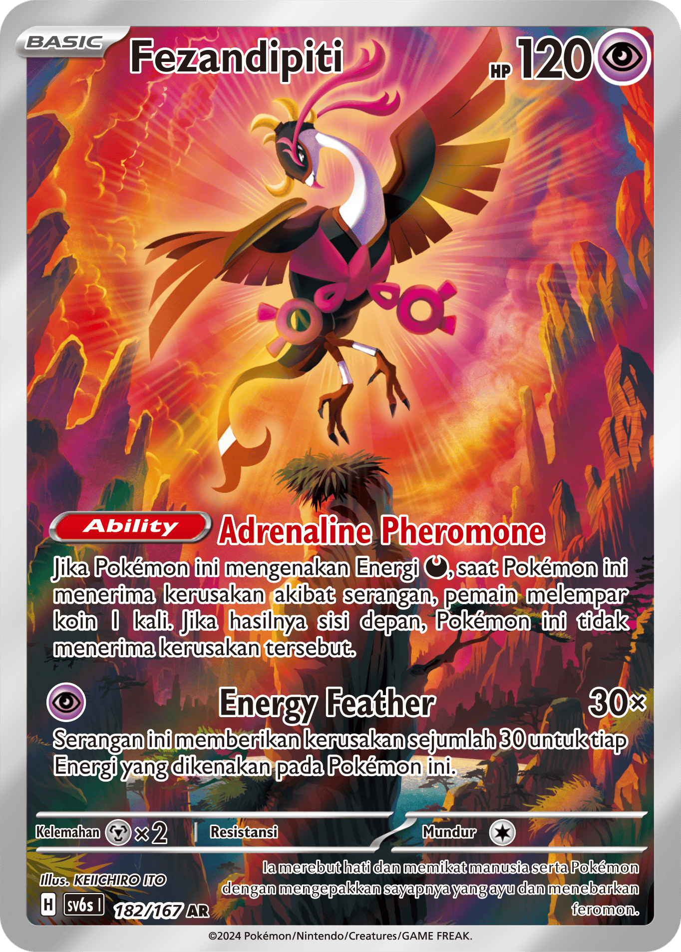SV6s #182 182 — Topeng Transfigurasi (Indonesian Pokémon TCG card)