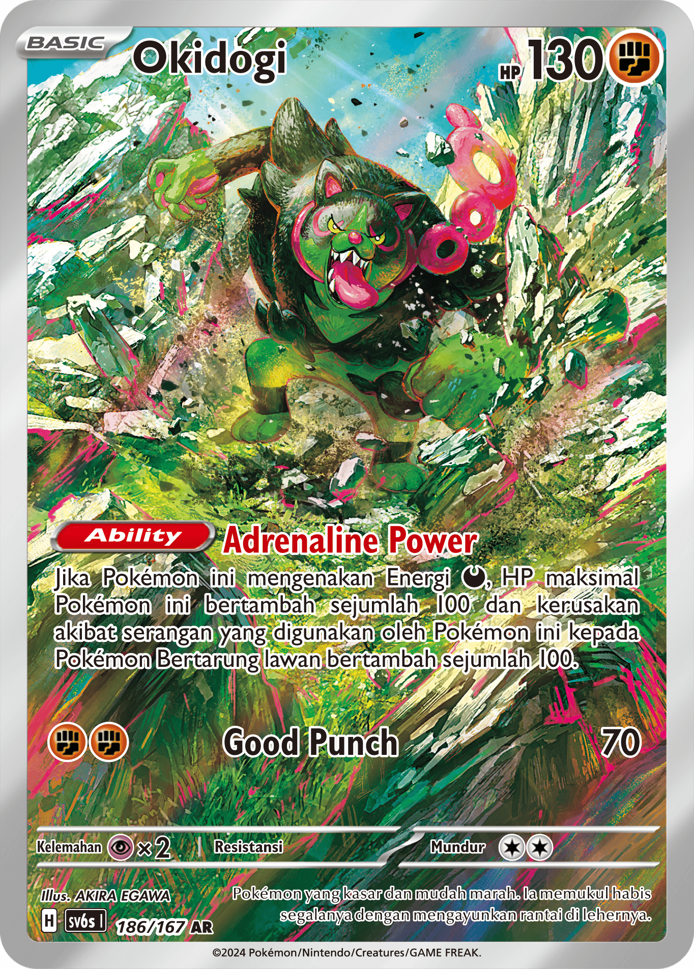 SV6s #186 186 — Topeng Transfigurasi (Indonesian Pokémon TCG card)