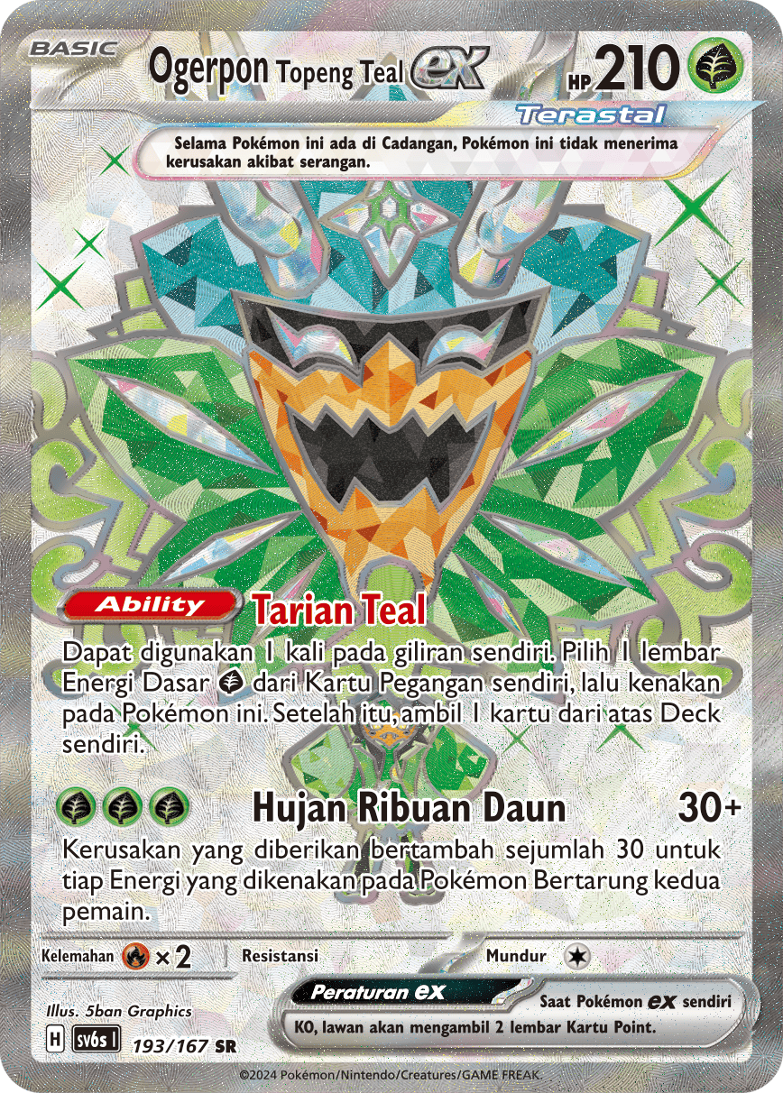 SV6s #193 193 — Topeng Transfigurasi (Indonesian Pokémon TCG card)