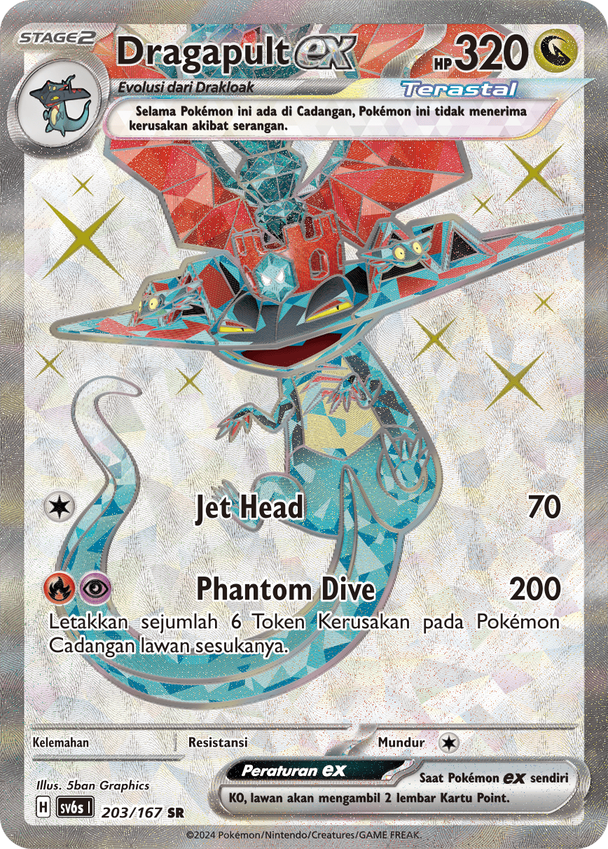 SV6s #203 203 — Topeng Transfigurasi (Indonesian Pokémon TCG card)