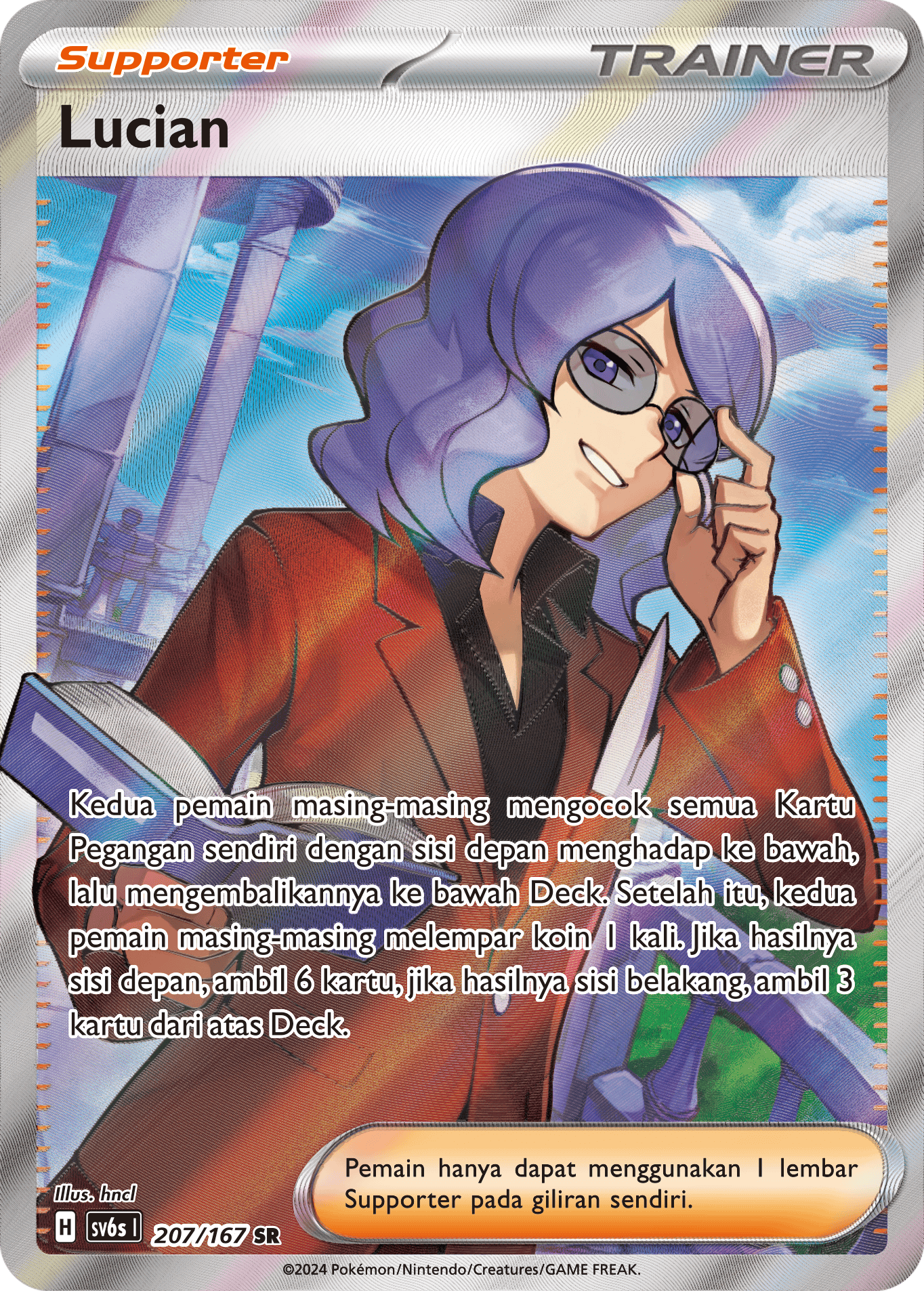 SV6s #207 207 — Topeng Transfigurasi (Indonesian Pokémon TCG card)