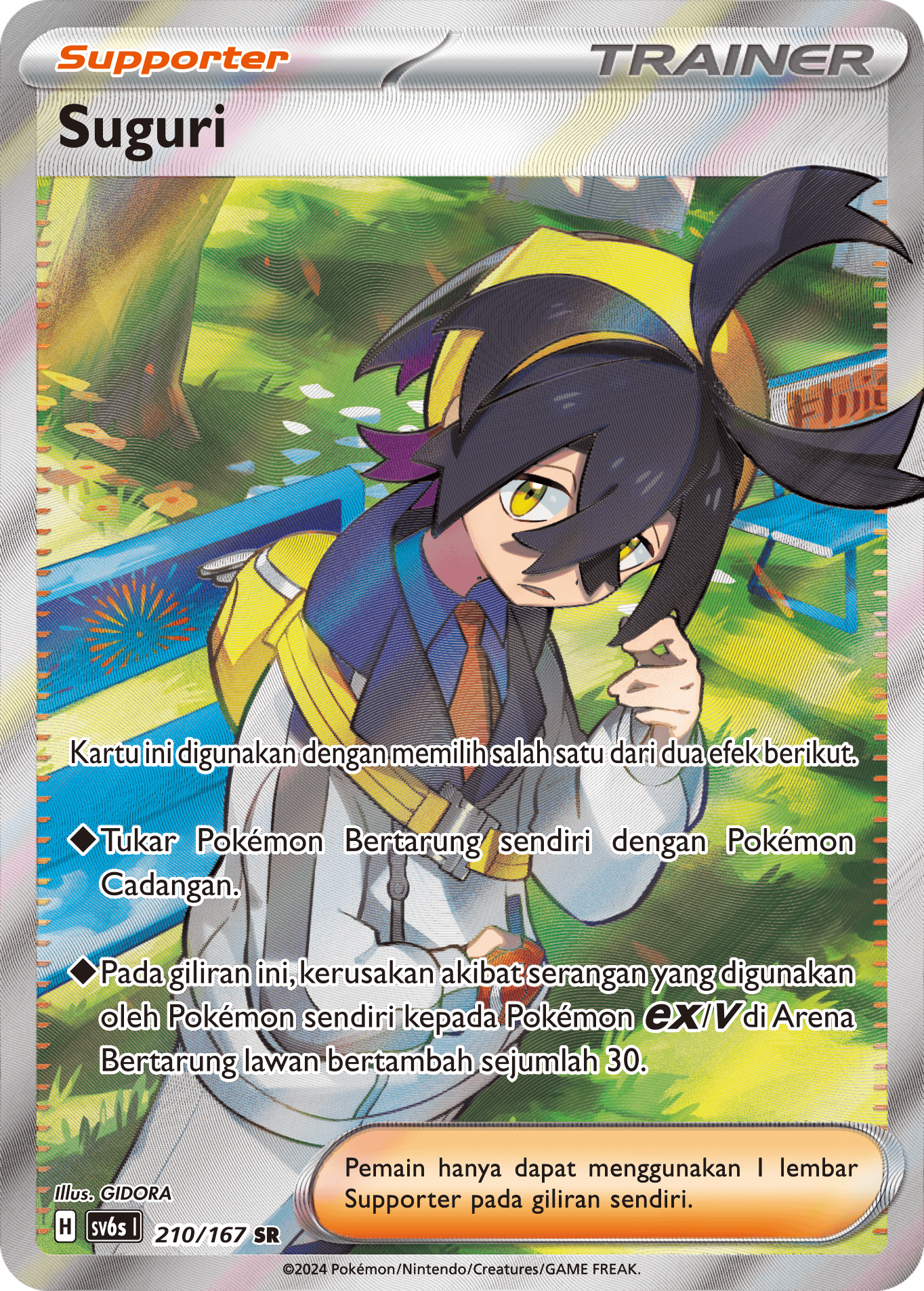 SV6s #210 210 — Topeng Transfigurasi (Indonesian Pokémon TCG card)