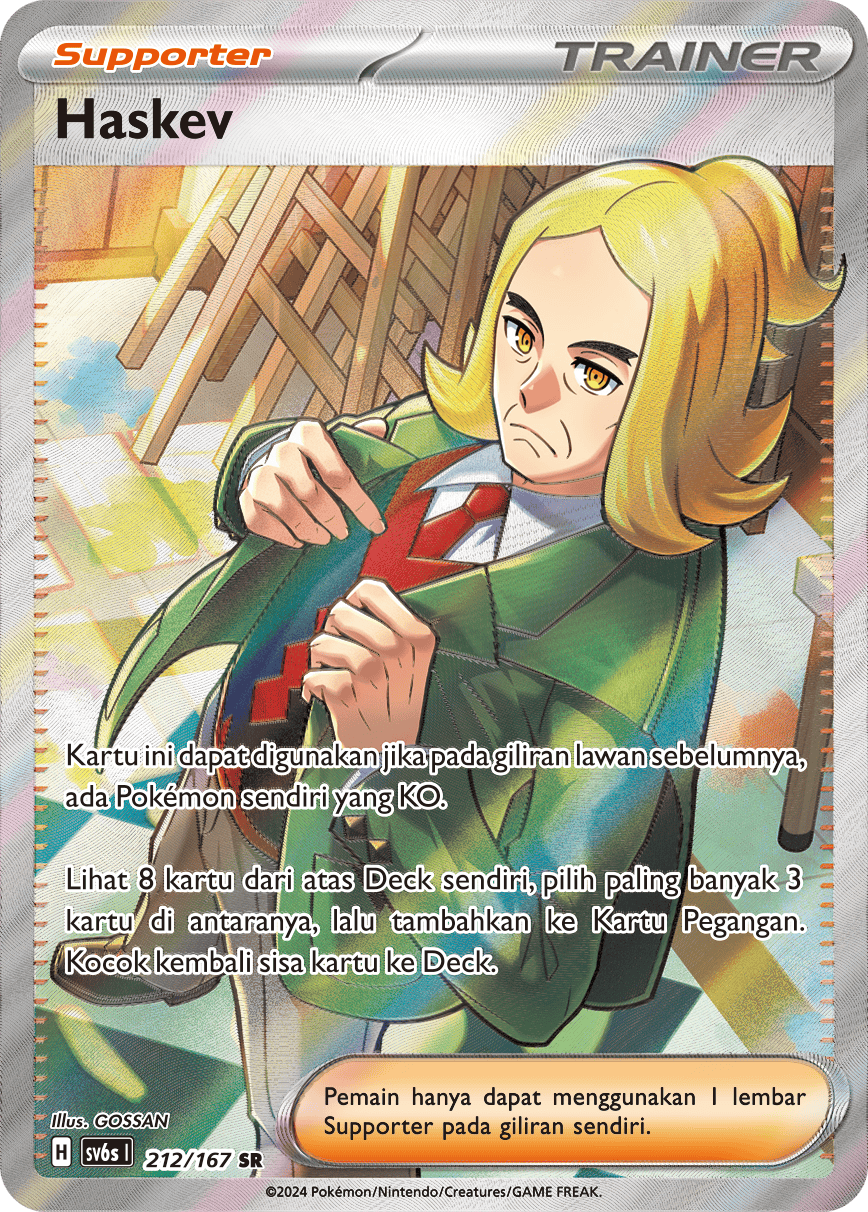 SV6s #212 212 — Topeng Transfigurasi (Indonesian Pokémon TCG card)