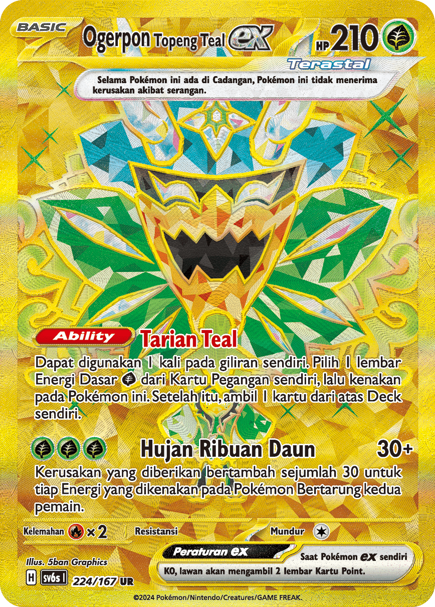 SV6s #224 224 — Topeng Transfigurasi (Indonesian Pokémon TCG card)