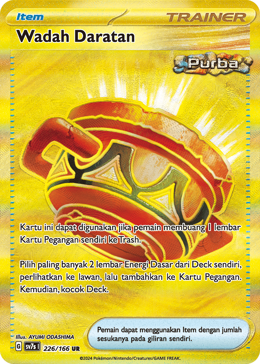 Earthen Vessel 226 — Bimbingan Rasi (Indonesian Pokémon TCG card)