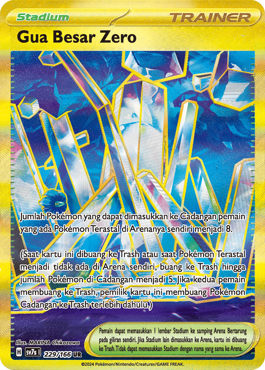 Area Zero Underdepths 229 — Bimbingan Rasi (Indonesian Pokémon TCG card)