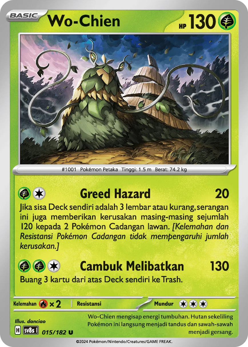 Wo-Chien 015 (Indonesian Pokémon TCG card)