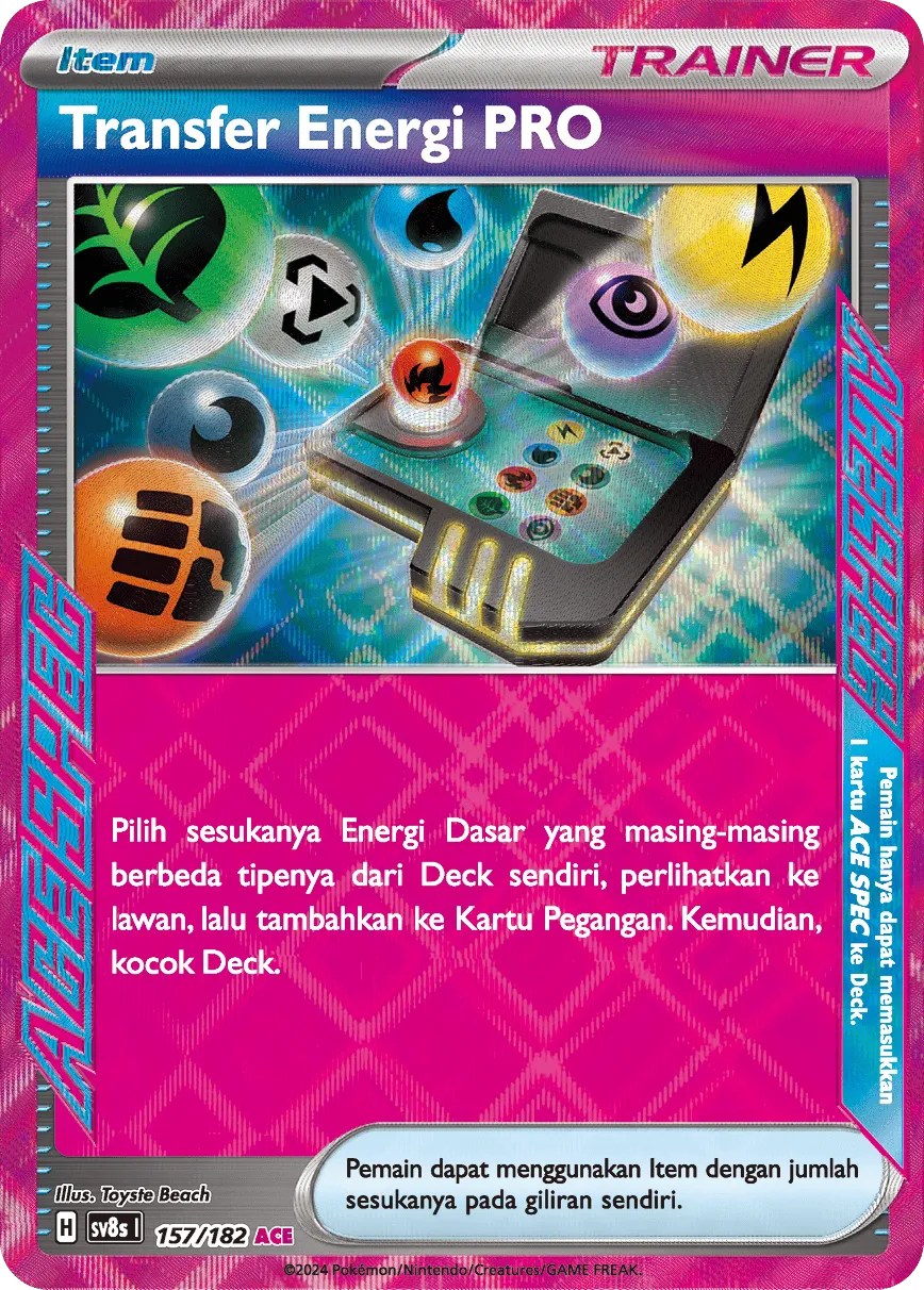 Energy Search Pro 157 (Indonesian Pokémon TCG card)