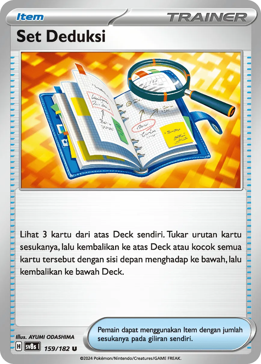 Deduction Kit 159 (Indonesian Pokémon TCG card)