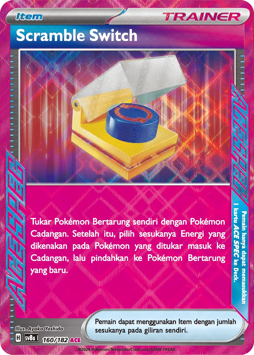 Scramble Switch 160 (Indonesian Pokémon TCG card)