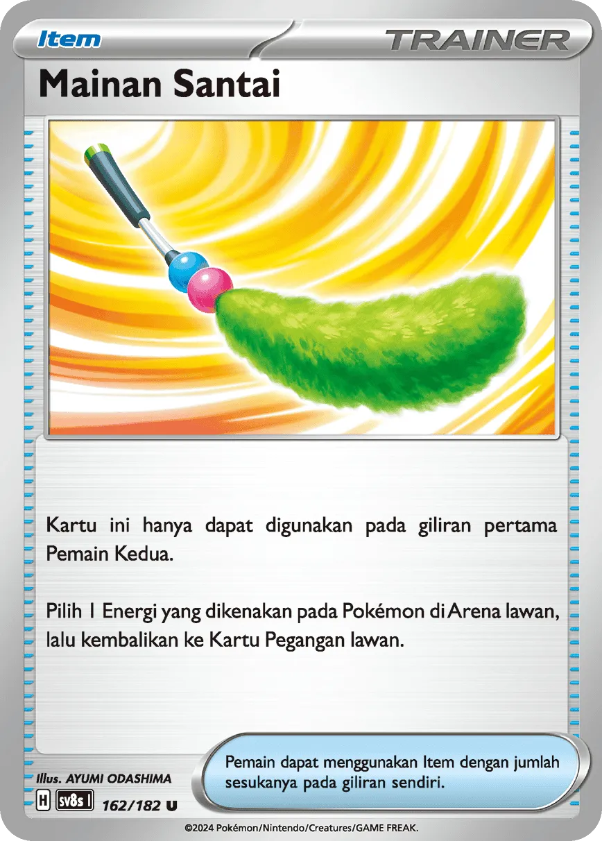 Chill Teaser Toy 162 (Indonesian Pokémon TCG card)