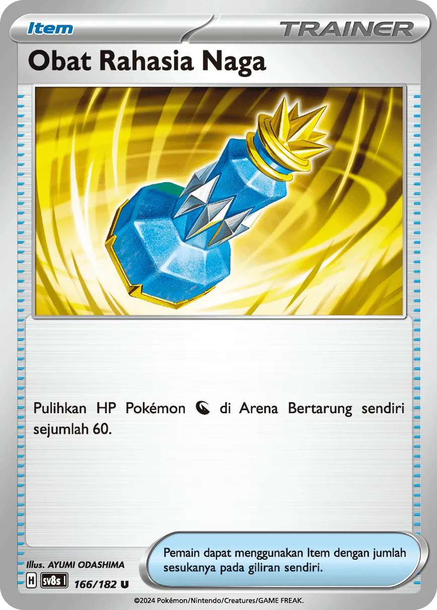 Dragon Elixir 166 (Indonesian Pokémon TCG card)