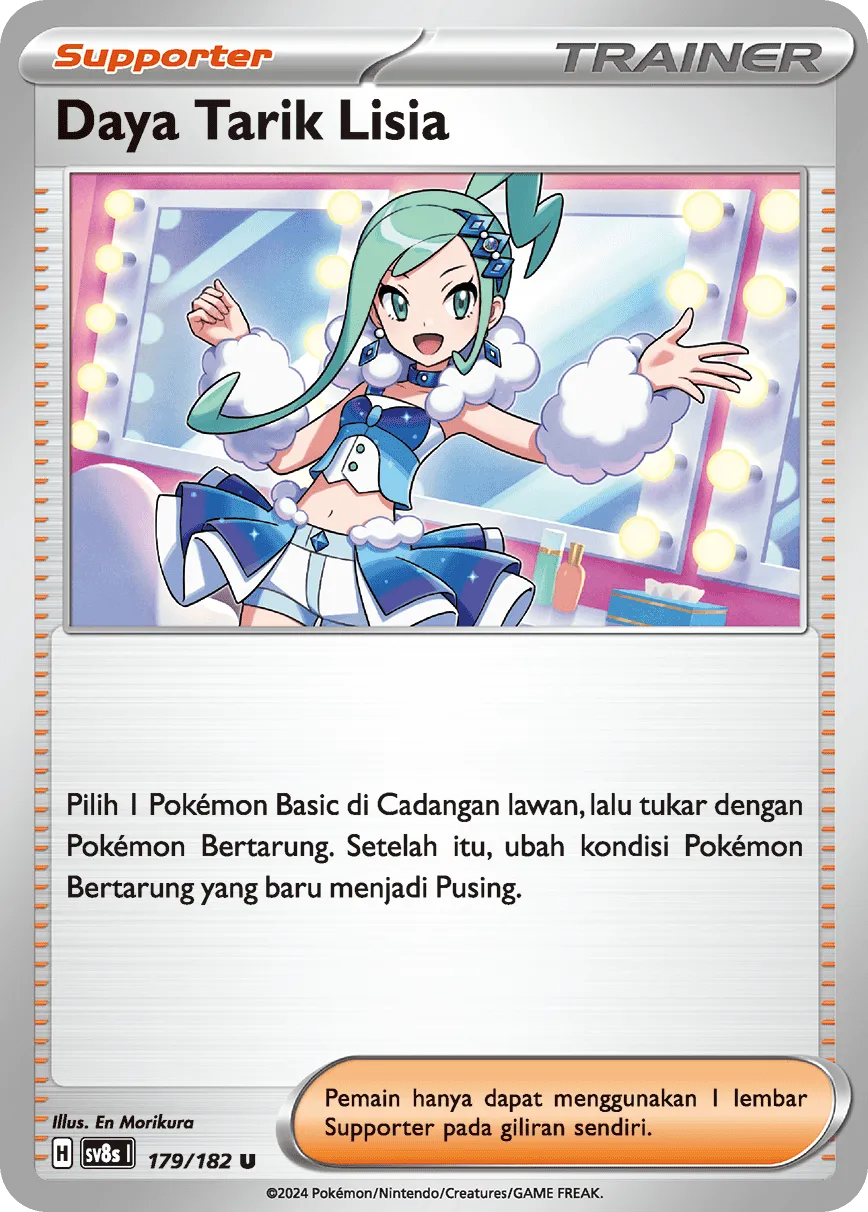 Lisia's Appeal 179 (Indonesian Pokémon TCG card)
