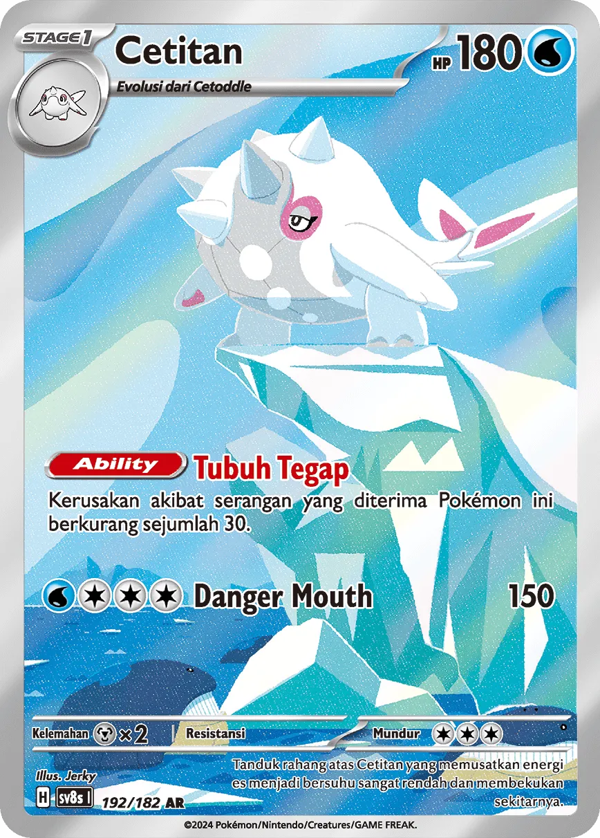 Cetitan 192 (Indonesian Pokémon TCG card)