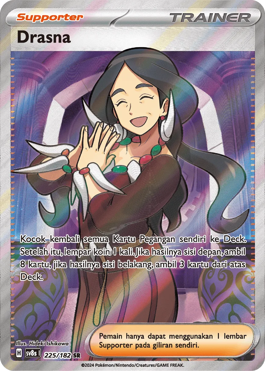 Drasna 225 (Indonesian Pokémon TCG card)