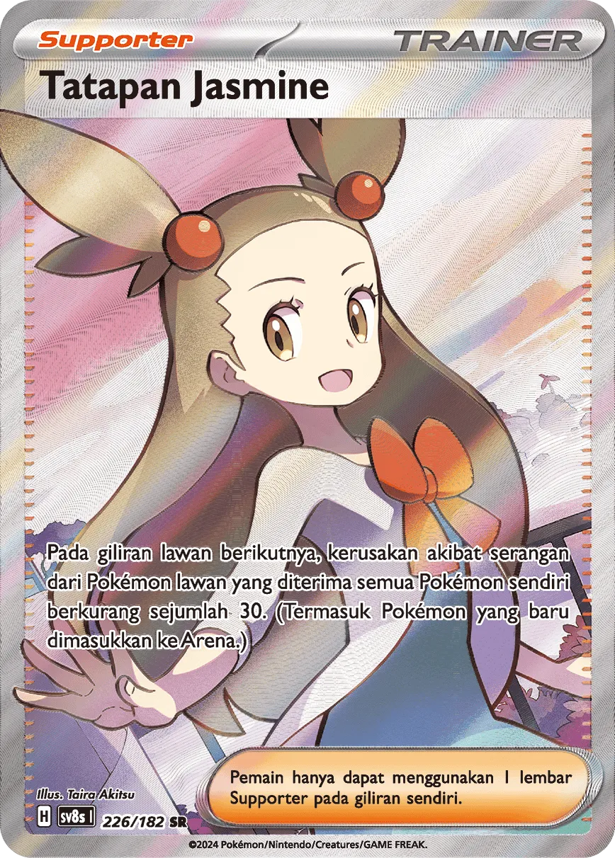 Jasmine's Gaze 226 (Indonesian Pokémon TCG card)