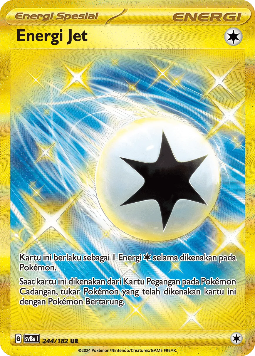 Jet Energy 244 (Indonesian Pokémon TCG card)