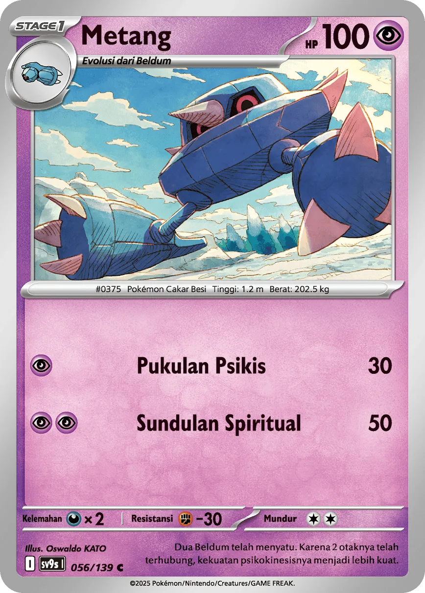 Metang 056 — Ikatan Takdir (Indonesian Pokémon TCG card)
