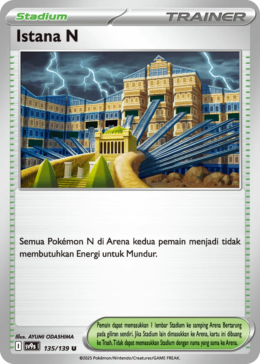 N's Castle 135 — Ikatan Takdir (Indonesian Pokémon TCG card)