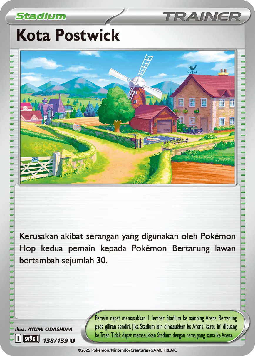 Postwick 138 — Ikatan Takdir (Indonesian Pokémon TCG card)