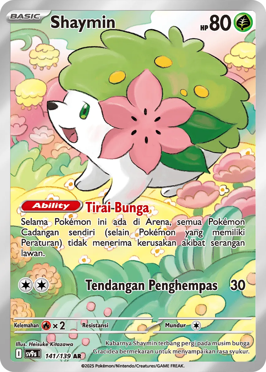 Shaymin 141 — Ikatan Takdir (Indonesian Pokémon TCG card)