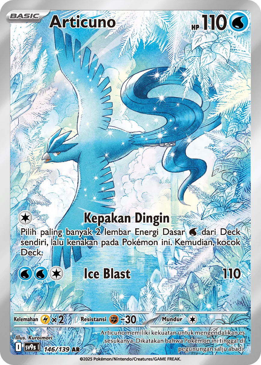 Articuno 146 — Ikatan Takdir (Indonesian Pokémon TCG card)