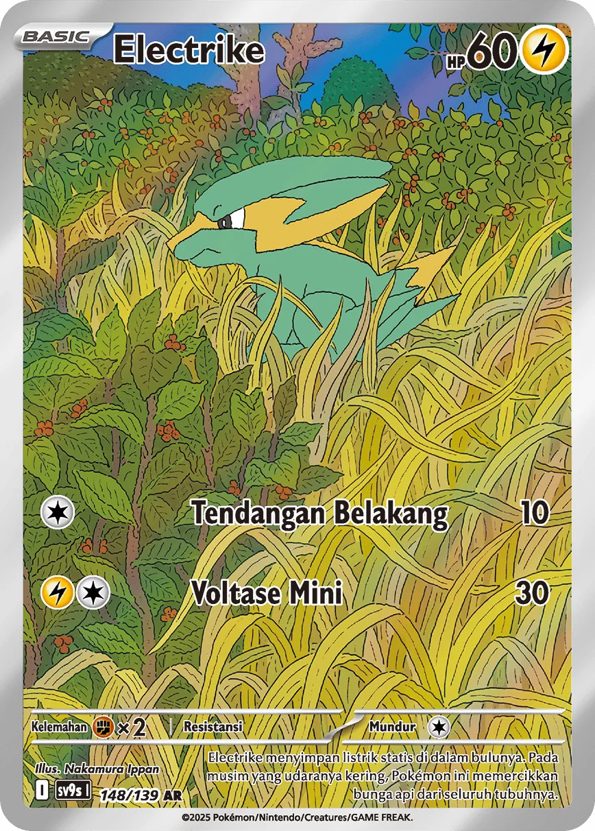 Electrike 148 — Ikatan Takdir (Indonesian Pokémon TCG card)