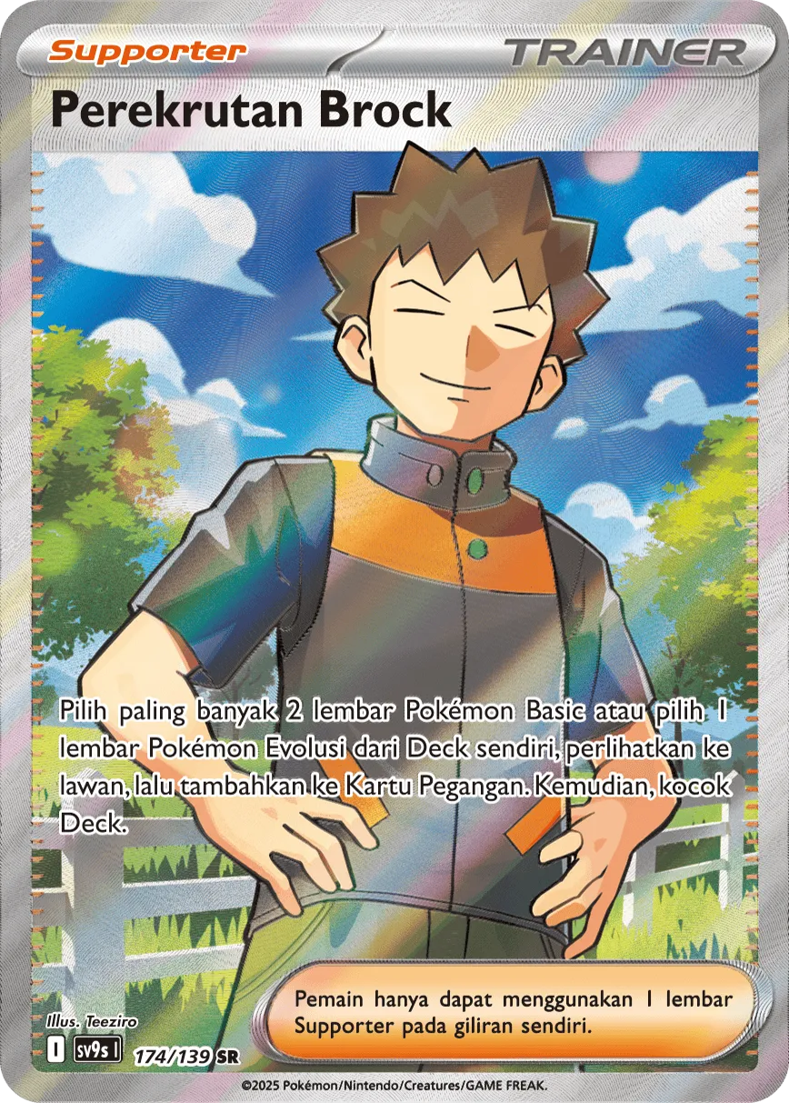 Brock's Scouting 174 — Ikatan Takdir (Indonesian Pokémon TCG card)