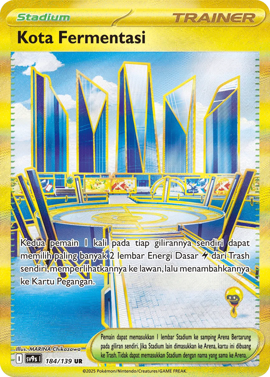 Levincia 184 — Ikatan Takdir (Indonesian Pokémon TCG card)