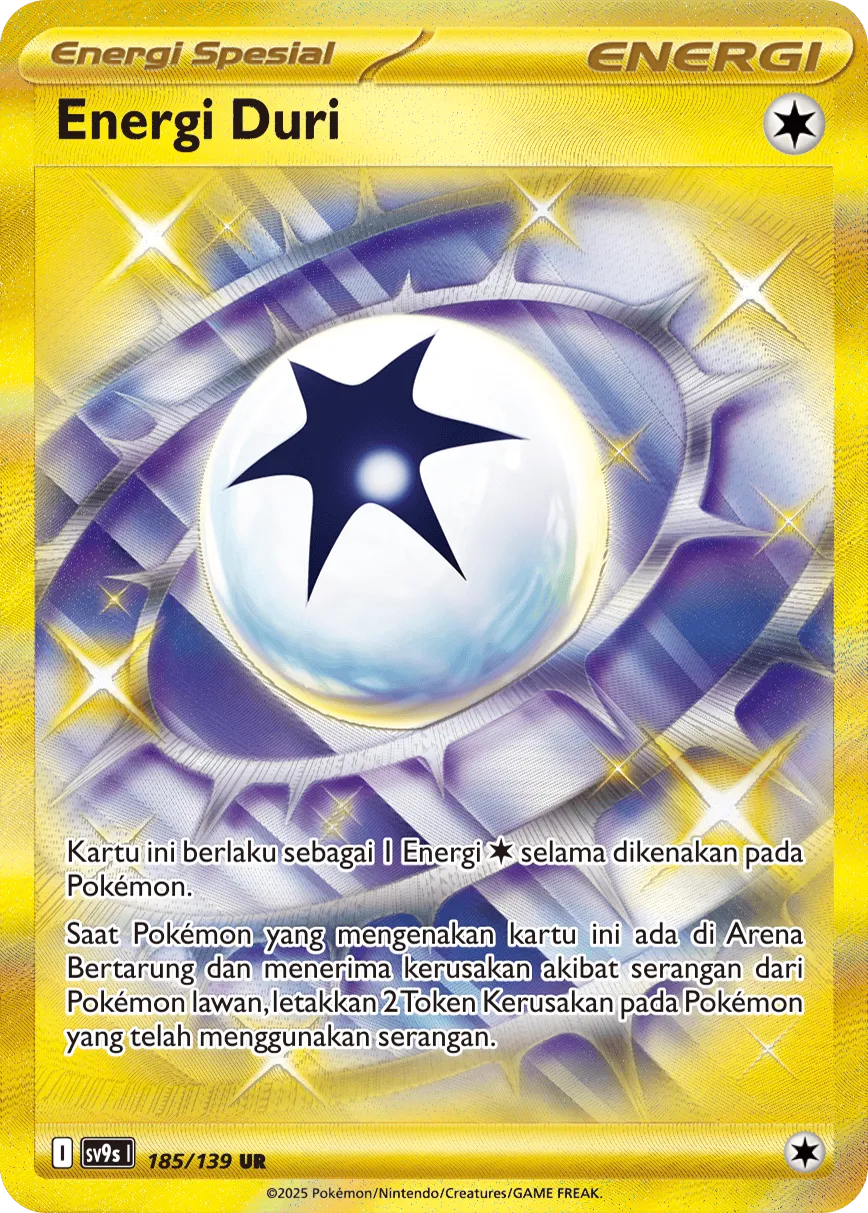 Spiky Energy 185 — Ikatan Takdir (Indonesian Pokémon TCG card)