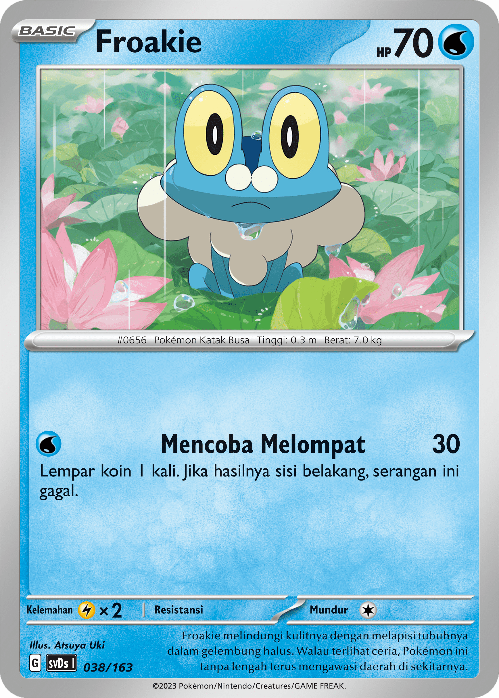 Froakie 038 — Deck Ringkas ex (Indonesian Pokémon TCG card)