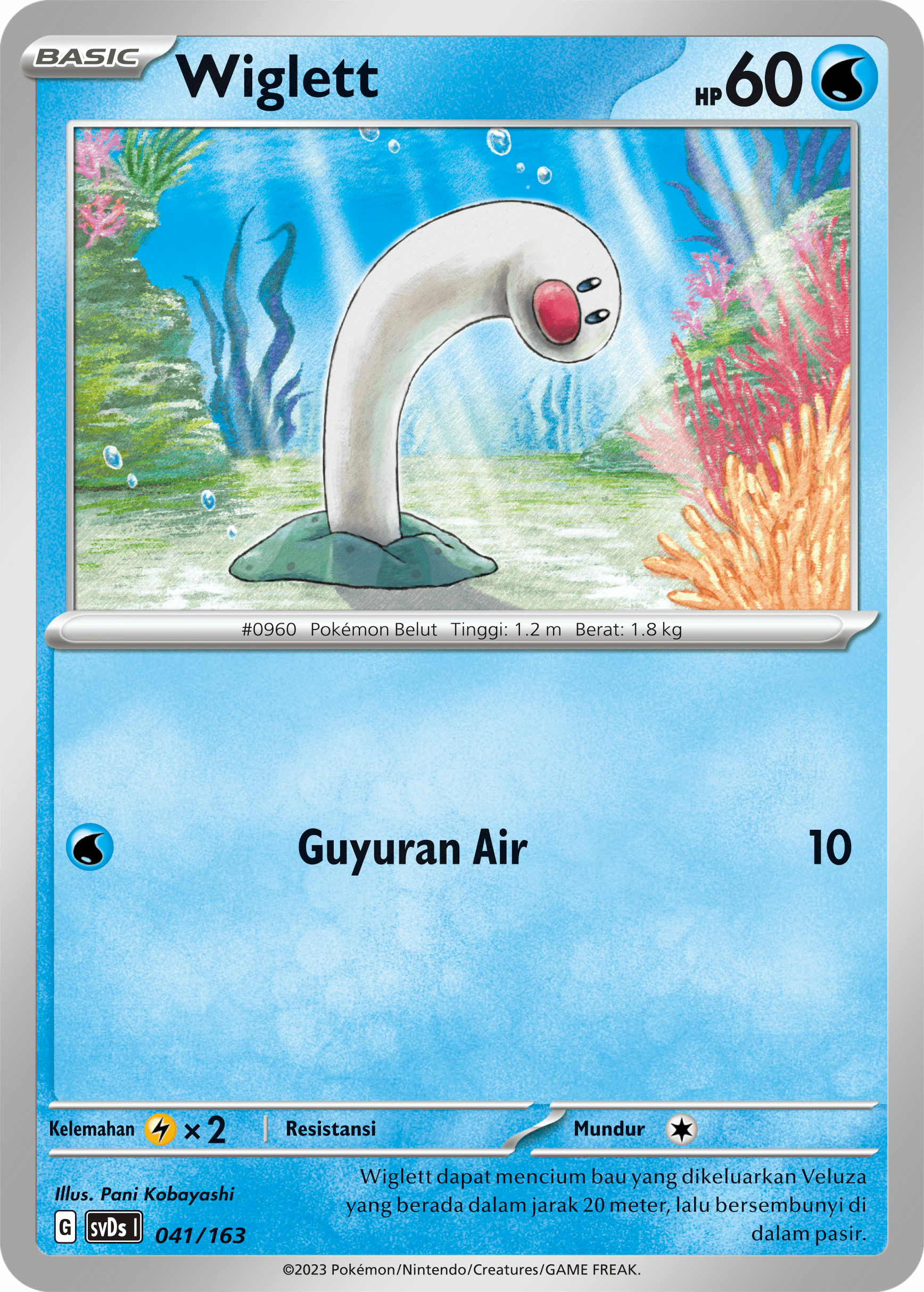 Wiglett 041 — Deck Ringkas ex (Indonesian Pokémon TCG card)