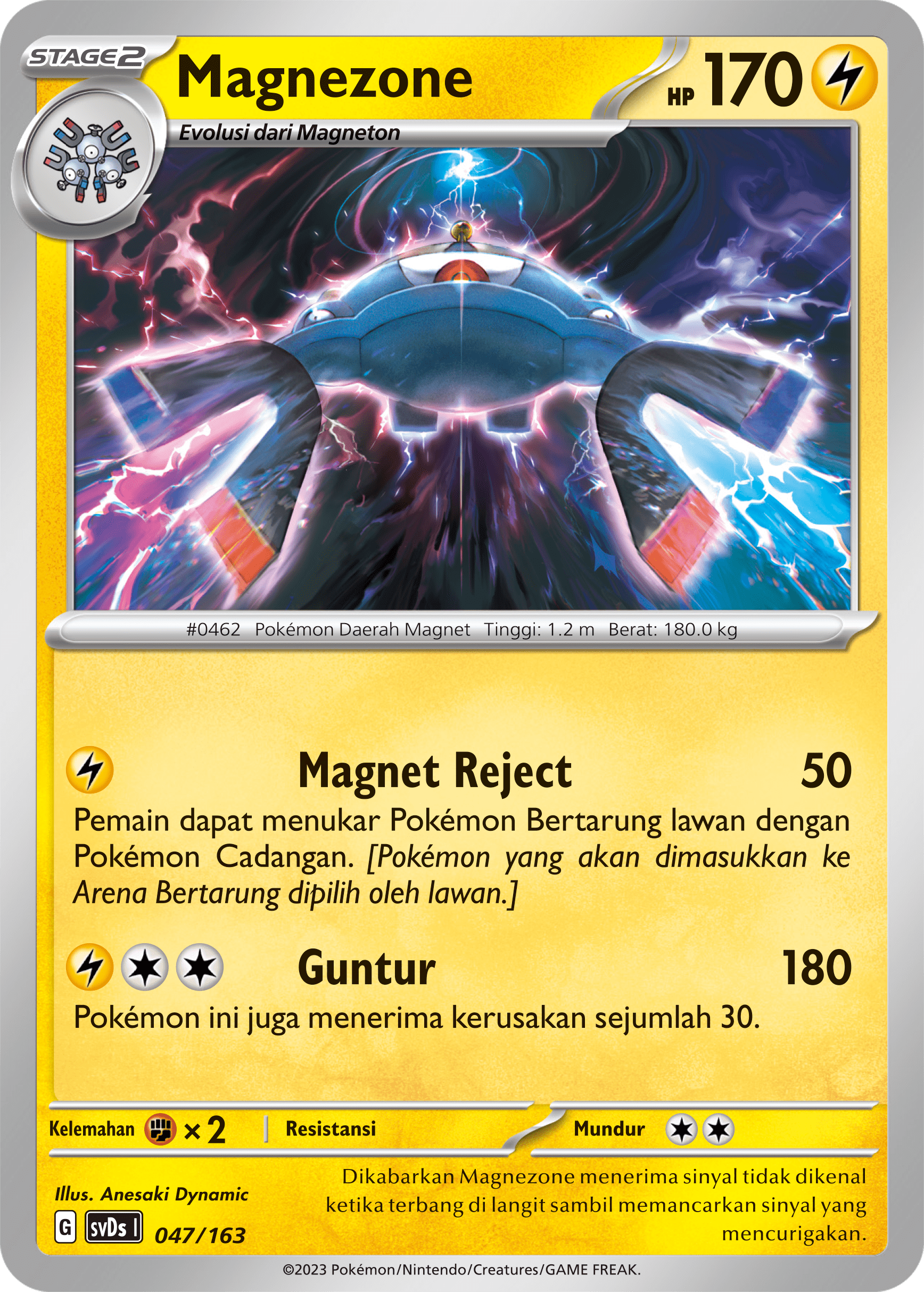 Magnezone 047 — Deck Ringkas ex (Indonesian Pokémon TCG card)