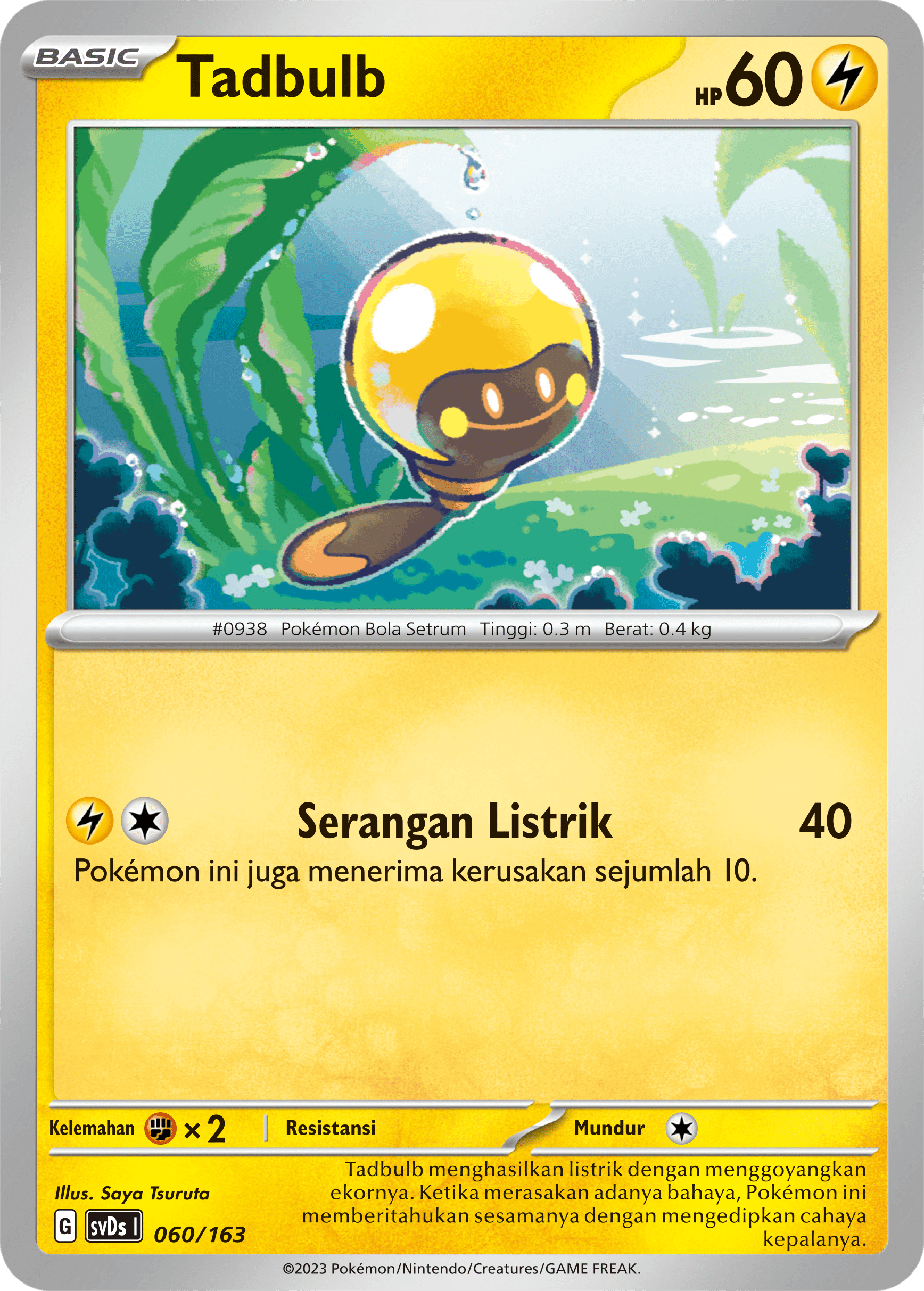 Tadbulb 060 — Deck Ringkas ex (Indonesian Pokémon TCG card)